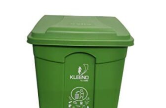 Cello Plastic Step-On Pedal Dustbin 60 Ltr Parent (Green)