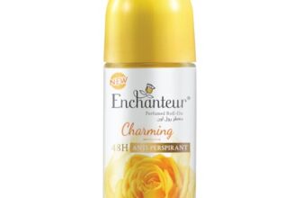 Enchanteur Charming Roll-On Anti-Perspirant Deodorant | 48-Hour Odour Protection, Quick-Dry & Non-Sticky | Floral French Fragrance | 50 ML