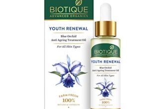 Biotique Advanced Organics Youth Renewal Blue Orchid Anti Ageing Treatment Oil, 30ml