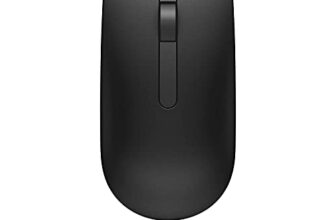 Dell MS116 Wired Mouse, 1000 DPI, Scrolling Wheel, 2 Buttons, 1 x USB, Optical LED Tracking, Plug and Play, Scrolling Wheel, Black