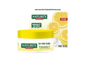 Nature’s Essence Vitamin C Serum Face Cream for Men & Women | Infused with Yuzu Lemon & Niacinamide | Brightens & Gives Glow | Vitamin C Face Cream for Glowing Skin | For All Skin Types, 25gm