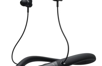 iFAST N17 Bluetooth 5.4 Wireless Neckband Earphone | Hi Fi Stereo Sound | Up to 40 Hours Music Playtime |Water and Sweat Proof |ENC Noise Cancellation [ Black ]