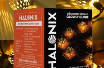 Halonix Plastic Decorer Glowly Globe 15 Bright Led String Light | Diwali Light | Christmas Light | Wedding Light | Festive Lights for Home Decoration (Warm White, 4 Meters)