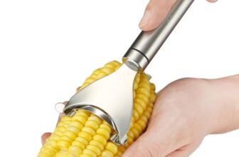 2 in 1 Stainless Steel Julienne Vegetable Peeler Multi-Functional Fruit & Veggie Shredder Slicer and Grater for Potatoes, Carrots, Cucumbers (Corn Peeler)