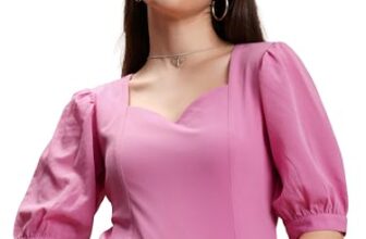 Ketch Women Short Sleeve Casual FIT Tops KHTP000482-M Pink
