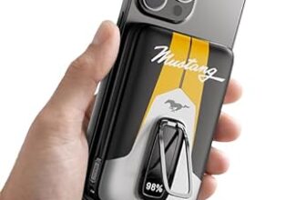 GOBOULT Mustang Ampvault V10 10000 mAh Wired & Wireless Power Bank (Phantom Black, Lithium Polymer, Fast Charging for Earbuds, Mobile, Smartwatch, Speaker, Tablet, USB Type-C, Digital Display)