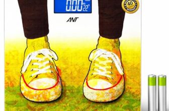 ANT Flora Sports Digital Bathroom Weighing Scale, 180 kg Capacity, High Precision Sensors, Wide LCD Display, 5 mm Tempered Glass Body Weight Machine for Home & Gym with 30 Months Warranty