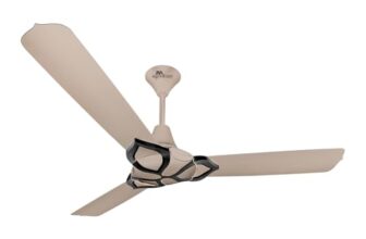 RR Signature Jaipur Gangaur BLDC 5 Star, 28-watt & 60% Energy Savings, Designer High Speed Ceiling Fan With Remote, for Home & Office Champagne Gold