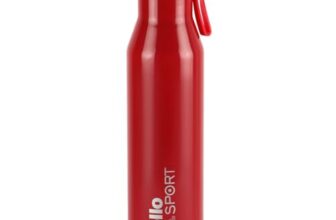 Cello Maestro Thermosteel Flask, 550ml, Red | 24 Hours Hot & Cold Stainless Steel Bottle | Leak Proof & Screw Top Lid | Ideal for Office, Gym, Home, Kitchen, Hiking, Trekking, Travel Bottle