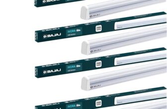 Bajaj 20 Watt LED Batten with Glare Free Lighting (Pack of 4, white)