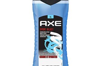 Axe Sports Blast 3 In 1 Body, Face & Hair Wash for Men, Long-Lasting Refreshing & Energizing Citrus Fragrance for Up To 12hrs Removes Odor & Bacteria, No Parabens, Dermatologically Tested, 400ml