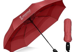 Cockatoo Rain-Guard Automatic Umbrella With 8 Ribs, Material- Polyponee, Umbrella For Women & Men, With Auto Open-Close Button