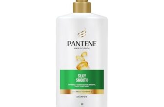 Pantene Advanced Hairfall Solution, Silky Smooth Care Shampoo, Pack of 1, 650ML, Green