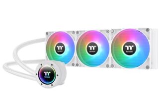 Thermaltake TH360 V2 ARGB Sync CPU Liquid Cooler Snow Edition/All-In-One Liquid Cooling System/Fan 120mm*3/PWM 500~2000 RPM/Infinity Mirror Waterblock/MB ARGB Sync Control