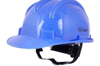Aktion AK H12_BLU Safety Helmets Rachet Type, IS 2925:1984 Color: Blue, Pack of 20