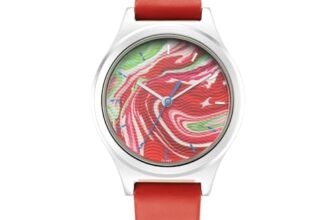 Fastrack Stunners Quartz Analog Multicoloured Dial Leather Strap Watch for Girls-6152SL07
