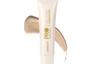 INSIGHT Professional Full Cover Concealer LN-13 | Creamy Velvety Finish | Lightweight Waterproof Formula | Easily Blendable | Enriched with Vitamin E & Almond Oil | 20 g