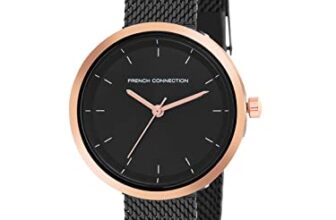 French Connection Women’s Analog Watch Black Strap -FCN00036F