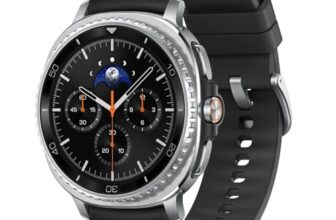 Samsung Galaxy Watch8 Classic (46mm Bluetooth, Black) with 3nm Processor | Dual GPS | Sapphire Glass & Stainless Steel | 5ATM & IP68 | BP, ECG, IHRN & Vascular Load Monitoring | Anti-oxidant Index