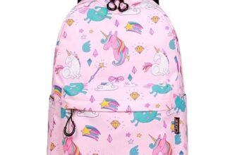 ShortWell- Medium Kids Backpack Waterproof Backpack, Girls & Women Stylish Trendy College, School & College Bag (PINK)