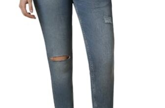 Allen Solly Women Blue Ankle Skinny Fit Mid Wash Jeans
