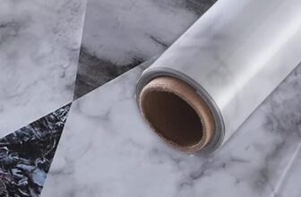 Kuber PET Wallpaper for Walls and Furniture of The Living, Bedroom, and Kitchen I Self-Adhesive, Oilproof, and Waterproof I DIY Marble Designer Wall Sticker I Pack of 1 Roll, 60cmx500cm