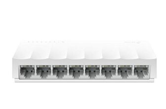TP-Link LS1008 8-Port 10/100Mbps Fast Ethernet Unmanaged Desktop Switch | Green Ethernet Technology | Plug and Play | Fanless Design, Energy-Efficient | Ideal for Home and Office Network Expansion Hub