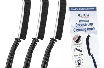 SHITHI ENTERPRISES Plastic Handle Tile & Gap Cleaning Brush Multi-Purpose for Tile, Window Tracks, Kitchen & Bathroom Corners Bresh (Pack of 3)