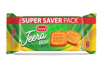 BONN Jeera Bite Biscuits | Super Saver Family pack | Jeera Biscuits | Tea-time treats | Crunchy jeera | (450 G) (Pack Of 1)