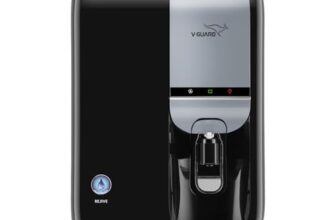 V-Guard Rejive RO+UF Alkaline Water Purifier | 1 Year Unconditional Warranty, 1 Free Service Visit with DuoGuard Replacement | 8 Stage | Triple Powered Alkaline Health Charger | 6.5 L