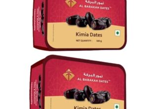 Al Barakah Dates Kimia Dates 1kg | Premium Mazafati Fresh Whole Dates | High Fiber, Antioxidants, Natural Energy Boost | Soft & Juicy | Ideal for Snacking, Baking