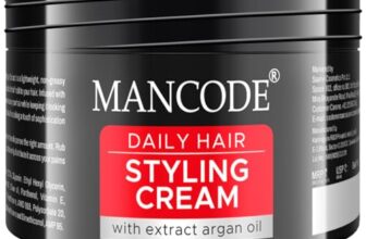 Mancode Hair Styling Cream For Men – 100 gr | For Daily Use Style & Nourishment | Non-sticky, Non-oily | Paraben & Sulphate FREE | Itch Free Daily Hair Cream | UV Protect & Care | Soft & Manageable Hair