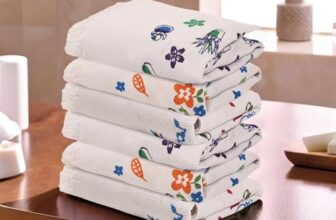 Urbane Home 6 Pcs Soft Cotton Face Towels for Men & Women | Easily Washable | Travel Friendly Pocket Towels & Gym Napkins | Assorted