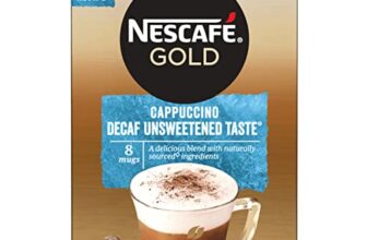 Nescafe Gold Decaf Cappuccino Unsweetened Coffee, 120 g