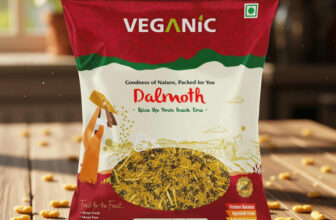 Veganic Dalmothh Namkeen | Mixture Namkin | Marwari Daalmoth | Indian Snack (Spice 2/3)(400 g)