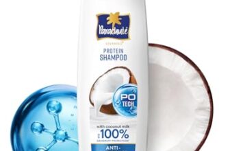 Parachute Advansed Anti-Dandruff Shampoo with Coconut Milk & PO Tech | Up to 100% Dandruff protection | for Strong Healthy Scalp | Paraben free | For Men & Women | 340ml