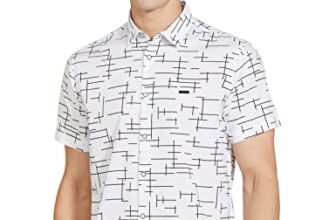 The Indian Garage Co Shirt Short Sleeves Slim Fit White Small