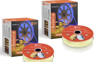 Orient Electric Plastic Joylite LED Rope Strip Light (Warm White, Pack of 2) 5 Meter