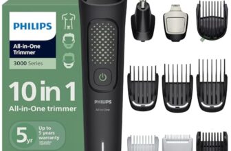 Philips India’s No.1 Men’s Trimmer* | Long-lasting Performance | All-in-One Grooming Kit- Face, Hair, Body, Private Parts | Ear/Nose, Detail trimmer attachment | 90min runtime | 5yr warranty* | MG3941