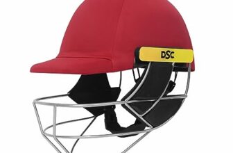 DSC Avenger Pro 2.0 Cricket Helmet Size: XL (Red)