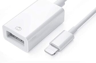 BigPlayer Compatible with iPad iPhone, OTG Cable, White (OTG Adapter)