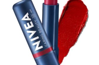 NIVEA Lip Caring Beauty Red Lip Balm | Lip & Cheek Tint with SPF 30