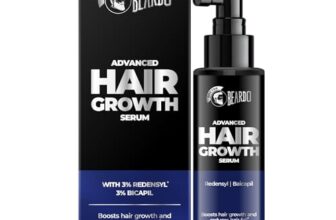 BEARDO Dr. Advanced Hair Growth Serum For Men, 50 Ml| Contains 3% Redensyl, 3% Baicapil, Rosemary | Stimulates Hair Growth, Increase Hair Density & Thickens Hair | Lightweight And Non-Sticky