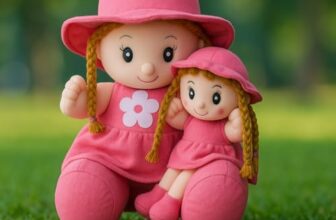 SARO Cow Tremp Plush Soft Toy Cute Kids Animal Home Decor Boys/Girls (Pack of 1)(30 Cm) | (Mother Doll Pink)