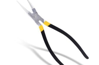 Visko Tools Steel Visko 215 10″ Circlip Plier | External Straight | Cutting plier | Pliers for Home | Player Tools | Combination plier | For electrical Work | Household Appliance | 8 Inches | Black |