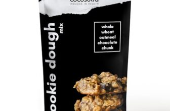 Cocosutra Cookie Dough Mix – Whole Wheat Oatmeal Chocolate Chunk | with natural ingredients| 3 Easy Steps for Perfect Cookies – Whisk, Scoop & Bake | Instant Baking Mix | 220 g