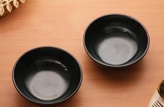 Lifelong Ceramic Bowls | 200ml | Set of 2 | Ideal for Pasta, Soup, Salad, Ramen, Snacks | Stylish Serving Bowls for Kitchen & Dining | Perfect for Breakfast, Curry, Noodles, Cereal (LLCRMBL01CN, Blue)