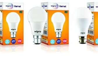 wipro B22 LED Bulb Combo, (N11001 + N11001 + N15001)