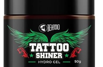 Beardo Tattoo Shiner Gel, 50g | Hydro Gel Heals & Maintains Tattoo Ink | Tattoo Gel for Men with Almond Oil & Turmeric Extract | Brightens & Shines Tatoo for Men