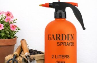Crasts Pressure Spray Pump | Gardening Water Pump Sprayer | Plant Water Sprayer for Home Garden | Spray Bottles for Garden Plants and Lawn | Plant Watering Can (Spray Pump 2 Liter) (Red)